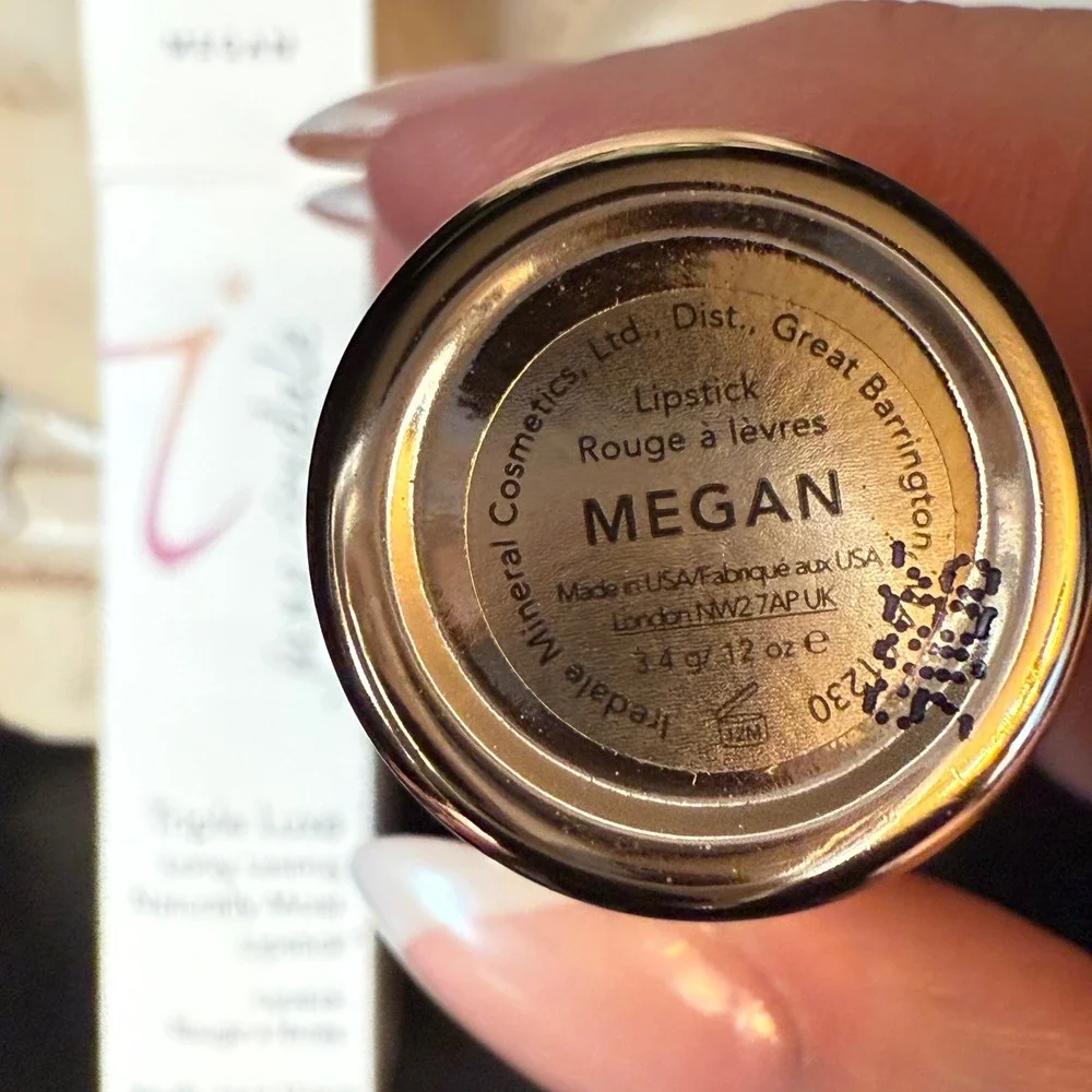 Jane Iredale Triple Luxe Long Lasting Naturally Moist‎ Lipstick Megan 0.12oz New